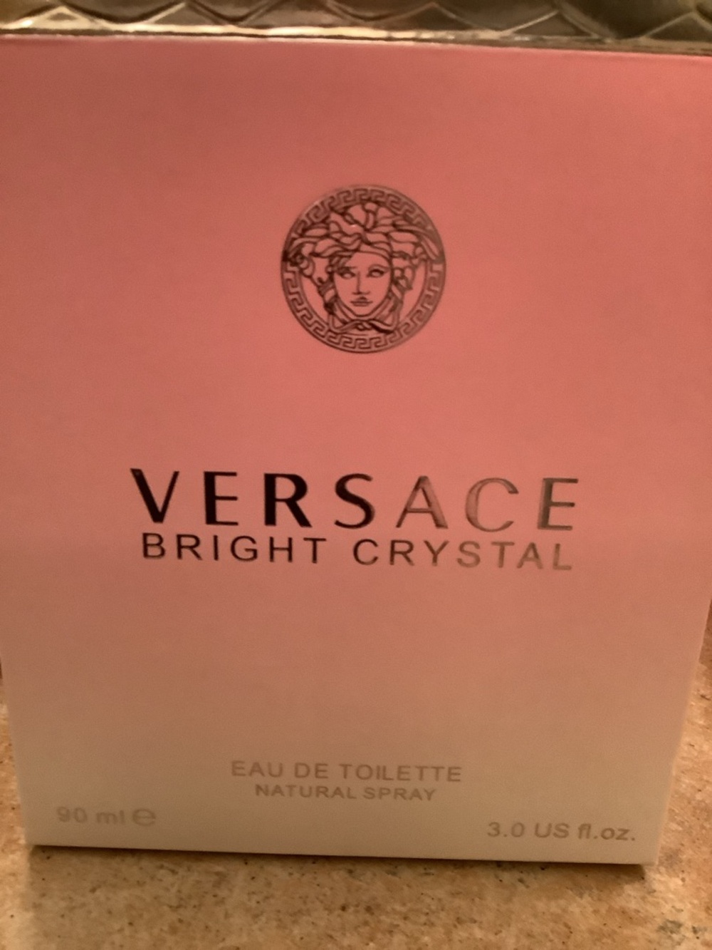 Versace Bright Crystal Eau de Toilette — Light Pink Bottle sprayed 2 times - Picture 2 of 9